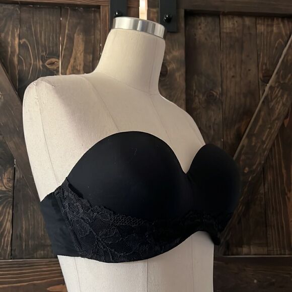Victorias Secret body by Victoria lined strapless bra Sz-36D - Picture 3 of 11